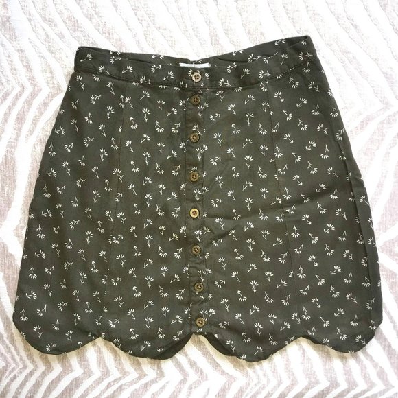 Cooperative Dresses & Skirts - Bundle ✨2/$15 Cooperative Mini Skirt | Olive Green Button Down Skirt